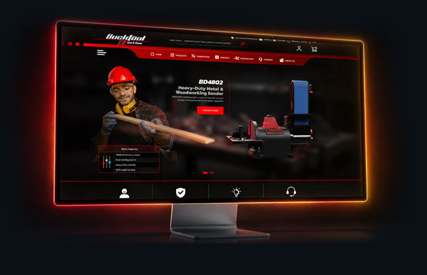 Bucktool international sales and tool distribution platform